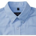 Russell 932M Pánska košeľa Oxford s dlhým rukávom modrá Oxford Blue