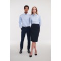 Russell 932M Pánska košeľa Oxford s dlhým rukávom modrá Oxford Blue