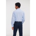 Russell 932M Pánska košeľa Oxford s dlhým rukávom modrá Oxford Blue