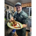 Kentaur Biker 23530 kuchársky rondón pánsky krátky rukáv kamufláž