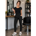 Cherokee WWE011 Rise Jogger kuchárske nohavice dámske čierne