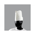 Kuchárska čapica vysoká Intercontinental 23,5cm - farba biela