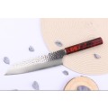 Sakai Takayuki Nanairo Kengata Gyuto japonský damaškový nôž 19cm VG10 rukoväť ABSoctagonal