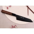 Sakai Takayuki Kurokage Kengata Santoku japonský kuchársky nôž VG10 16cm drevo wenge