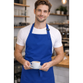 Kariban K885 casnicka a kuchárska zástera s vreckom modrá