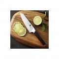 Dellinger Kiritsuke CUBE ebenový kuchársky nôž 13 cm - farba drevo