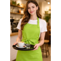 Kariban K885 casnicka a kuchárska zástera s vreckom limetková