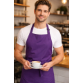 Kariban K885 casnicka a kuchárska zástera s vreckom fialová