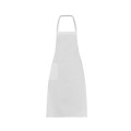 Giblor´s ANCONA kuchárska zástera s trakmi 100% bavlna biela