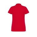 JHK POPL200 dámska polokošeľa s krátkym rukávom červená