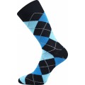 Lonka Wearel bavlnené ponožky kocky 3 páry pánske farebné