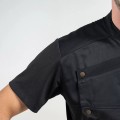 Giblor's Lapo kuchársky rondón krátky rukáv - farba čierna