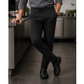 Giblor's Logan kuchárske nohavice čierne pánske i dámske Slim Fit