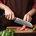 MARMITON Natsumi Santoku japonský damaškový nôž 18cm rukoväť sklené vlákno VG10