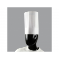 Kuchárska čapica vysoká Royale Crown netkaná textília - farba biela