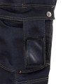 Nine Worths USAIN pracovné nohavice džínsové pánske aj dámske tmavo modré