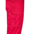 Velilla 103002S pracovné nohavice vreckáče strečové pánske dámske červené