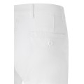 Velilla Chino Stretch dámske zdravotnícke kraťasy biele