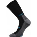 Voxx Bomber zdravotné zimné ponožky teplé pánske aj dámske čierne
