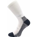 Voxx Bomber zdravotné zimné ponožky teplé pánske aj dámske biele