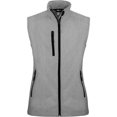 Kariban K404 dámska softshellová vesta Marl Grey