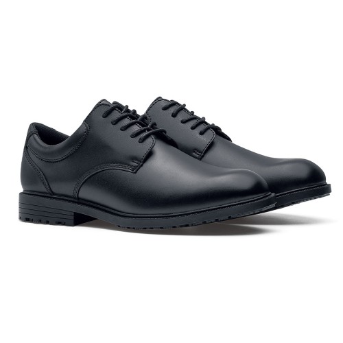 Čašnícka obuv pánska čierna Cambridge Shoes For Crews kože - farba čierna