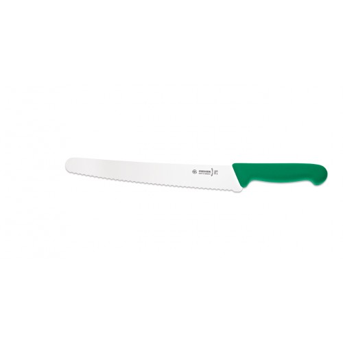 kuchársky nôž vrúbkovaný Giesser Messer 25cm univerzálna - farba zelená