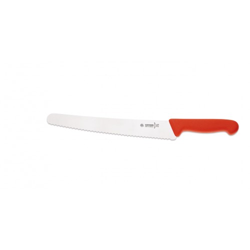 kuchársky nôž vrúbkovaný Giesser Messer 25cm oranžová