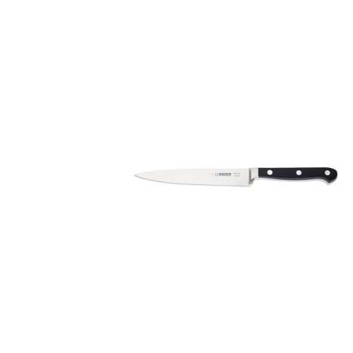 Kuchársky nôž kovaný Giesser Messer 15cm plátkovací - farba čierna