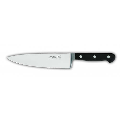 Kuchársky nôž kovaný Giesser Messer 20cm - farba čierna