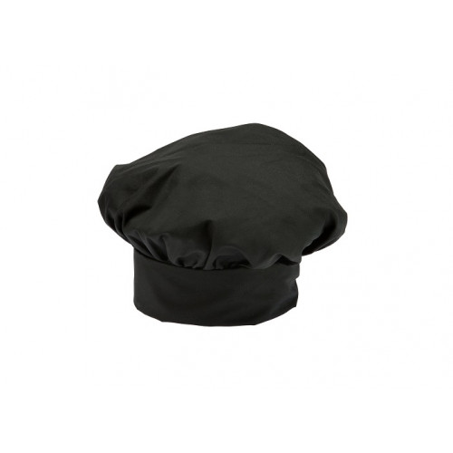 Kuchárska čapica vysoká čierna Giblor's - farba čierna