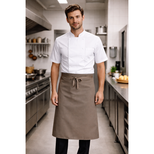 Denny's DP100 casnicka a kuchárska zástera do pása svetlo hnedá Denny's DP100 casnicka a kuchárska zástera do pása svetlo hnedá