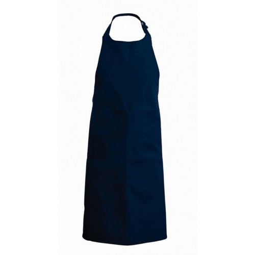 Kariban K889 detská kuchárska zástera s trakmi tmavo modrá