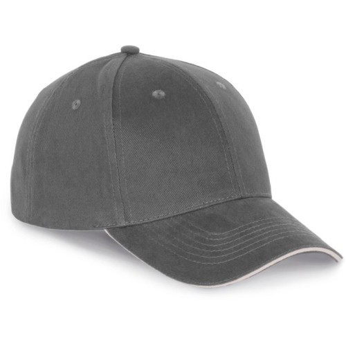 Kariban K-Up KP185 6 panelová sandwich šiltovka šedá Dark Grey