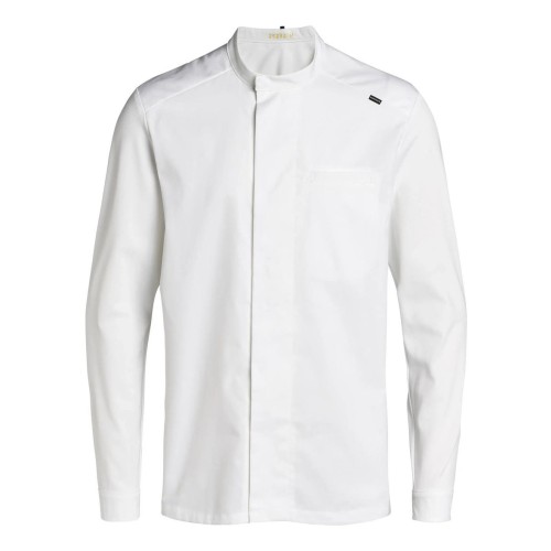 Kentaur Pique 25292 kuchársky rondon dlhý rukáv pánsky biely