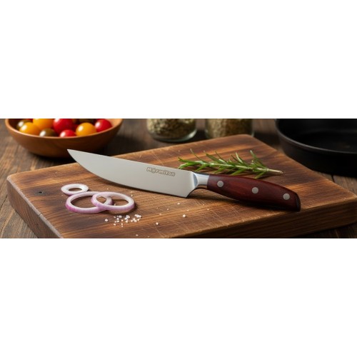 MARMITON Hateruma kuchársky nôž nerezový univerzálny 15cm rukoväť drevo rosewood