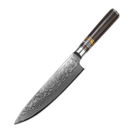 Marmiton Rai japonský damaškový nôž 20cm rukoväť živice Pakkawood