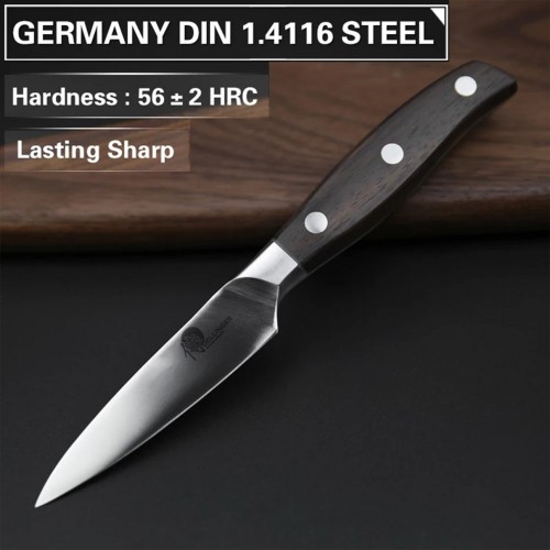Dellinger CLASSIC malý kuchársky nôž na zeleninu santalové drevo 9 cm