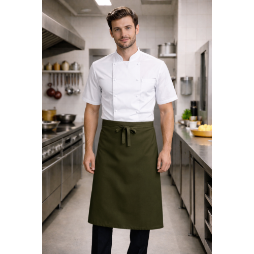 Denny's DP100 casnicka a kuchárska zástera do pása olivová Denny's DP100 casnicka a kuchárska zástera do pása olivová