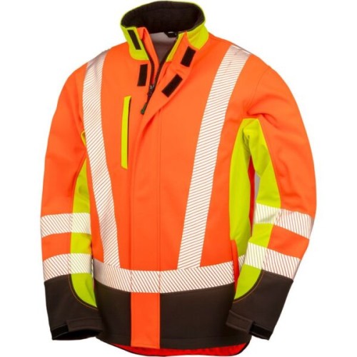 Result Recycled R 506X 3-vrstvová bezpečnostná bunda Fluorescent Yellow/Orange