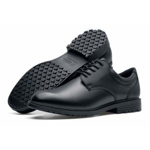 Čašnícka obuv pánska čierna Cambridge Shoes For Crews kože - farba čierna