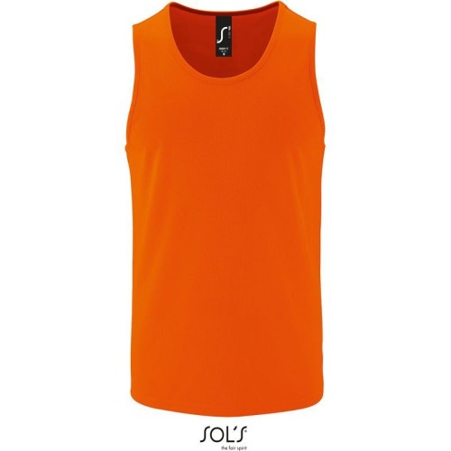 SOL’S Sporty TT Pánske športové tielko oranžová Neon Orange
