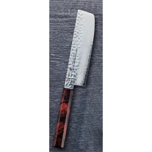 Sakai Takayuki Nanairo Nakiri japonský damaškový nôž 16cm VG10 rukoväť ABS octagonal