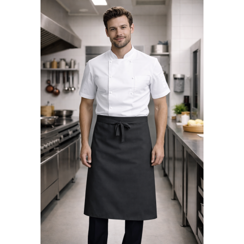 Denny's DP100 casnicka a kuchárska zástera do pása šedá Denny's DP100 casnicka a kuchárska zástera do pása šedá