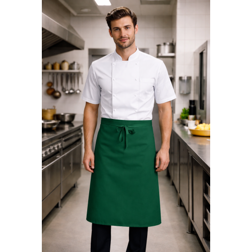 Denny's DP100 casnicka a kuchárska zástera do pása smaragd
