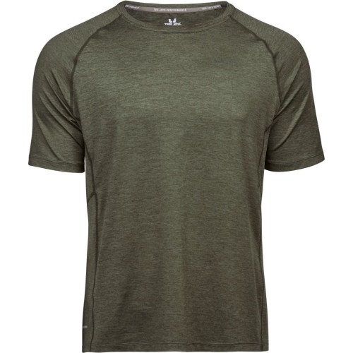 Tee Jays 7020 Pánske športové tričko CoolDry zelená Olive Melange