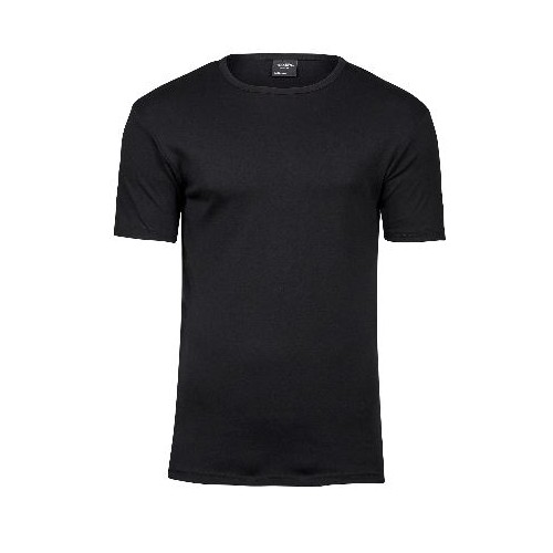 TeeJay pánske tričko krátky rukáv Interlock Tee - farba čierna