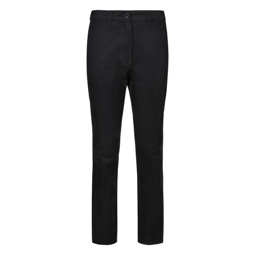 Velilla Chino Stretch pracovné nohavice čašnícke dámske čierne