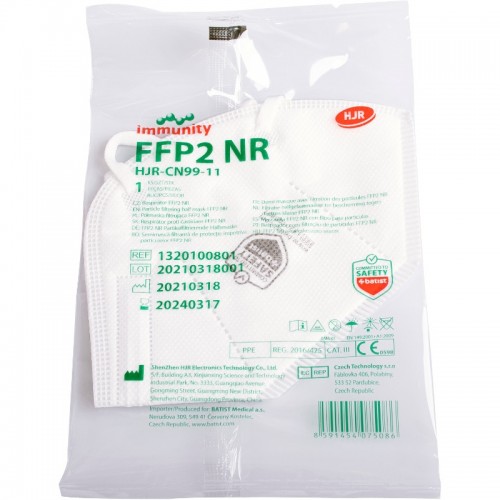 Respirátor FFP2 NR immunity biela