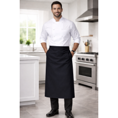 Denny 's DP01 kuchárska zástera do pása čierna